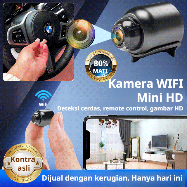 【NEW】Kamera HD mini WIFI Pemantauan dan Kontrol Jarak Jauh/ Kamera Cctv mini wifi HD 1080
