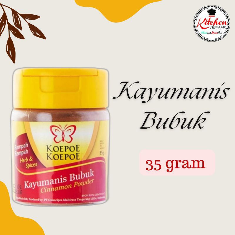 

Kayu Manis Bubuk / Cinnamon Powder Koepoe - Koepoe - 35 gram