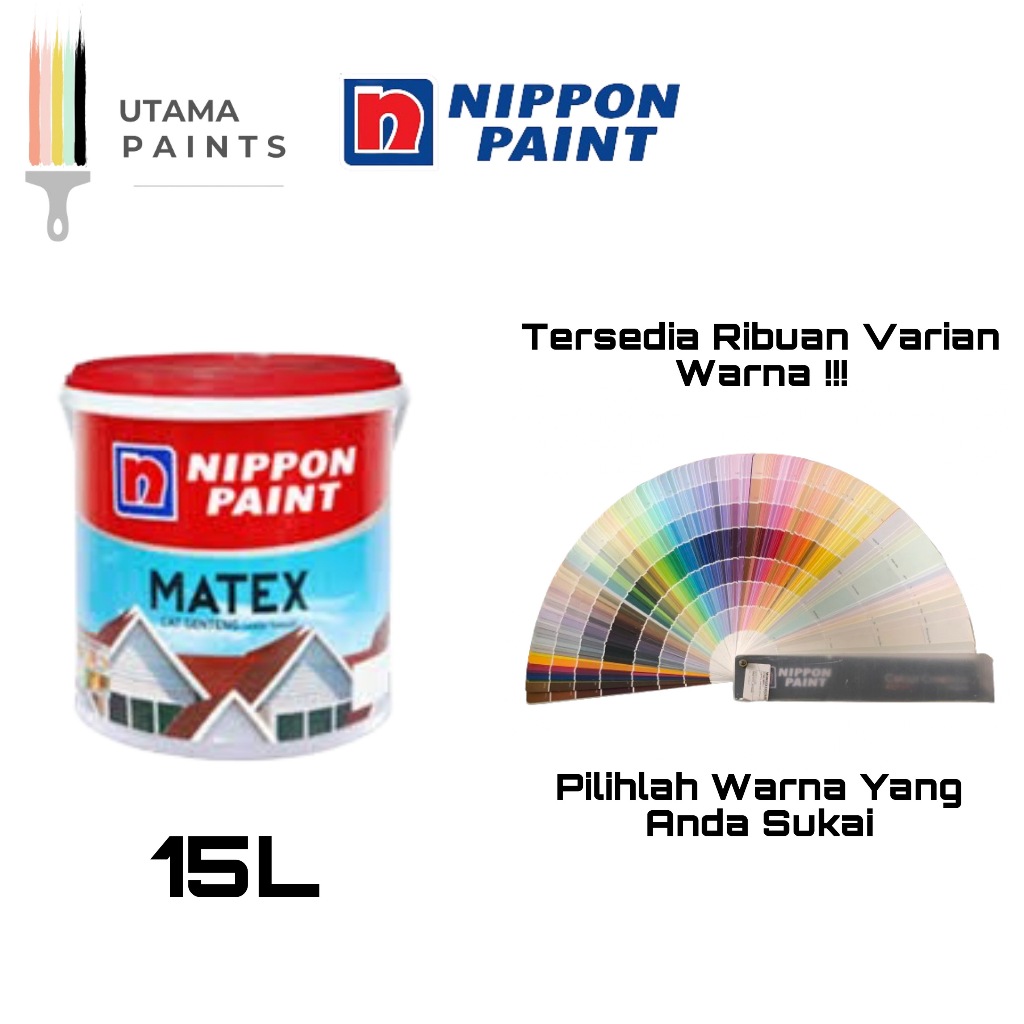 CAT NIPPON PAINT MATEX GENTENG 15L