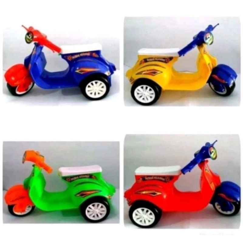mainan vespa roda 3 mainan anak anak