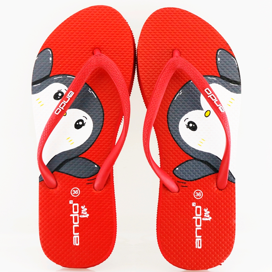 NEW Ando Frosty Merah - Sandal Jepit Wanita Terbaru 2024 Rumah Ando