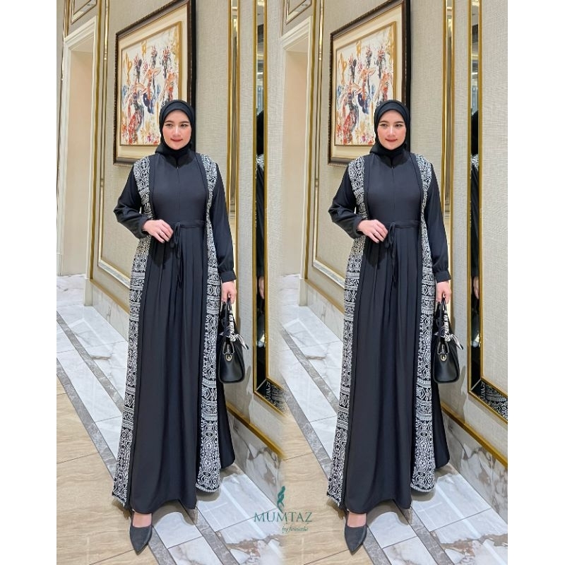 SHAFIRA HAURA SERIES MOOZA DRESS BY MUMTAZ//MUMTAZ ORI//Dress Wanita Syakila