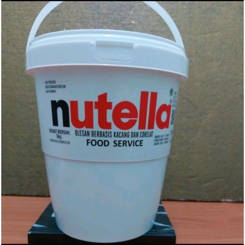 

nutella 500gr packing plastik