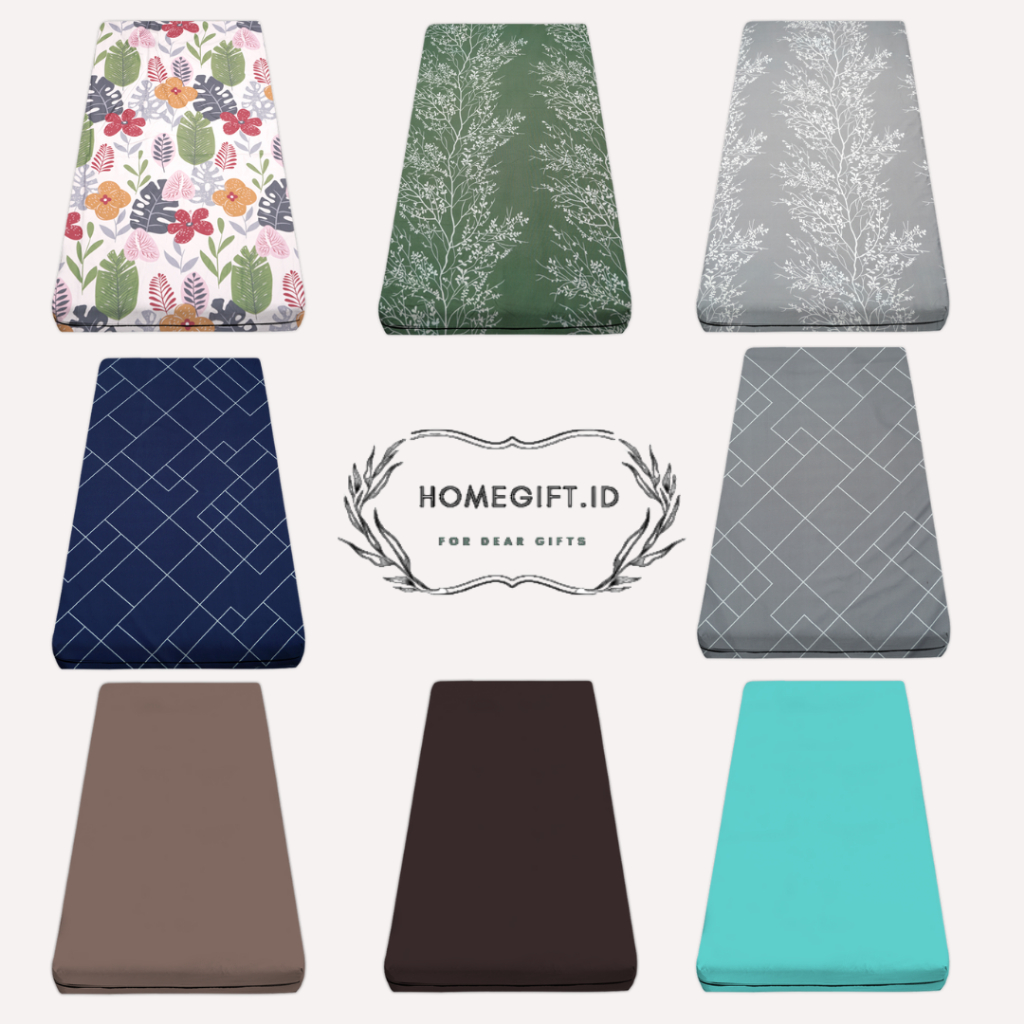 Sarung kasur busa resleting 100x180x10 100x180x15 100x180x20 - Sprei resleting 100x180x10 100x180x15