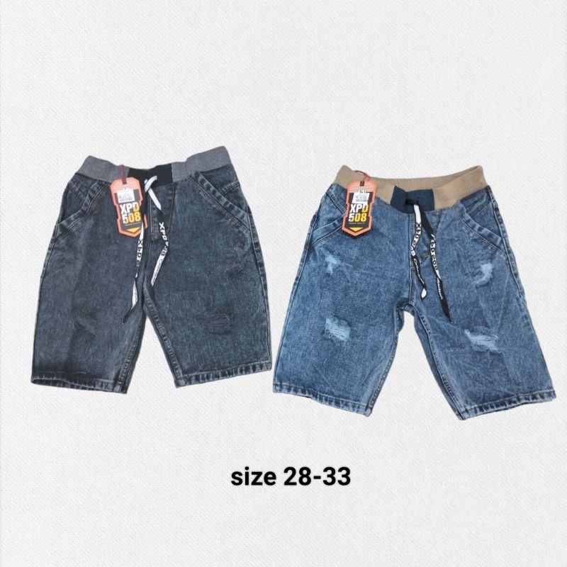 celana pendek rip jeans