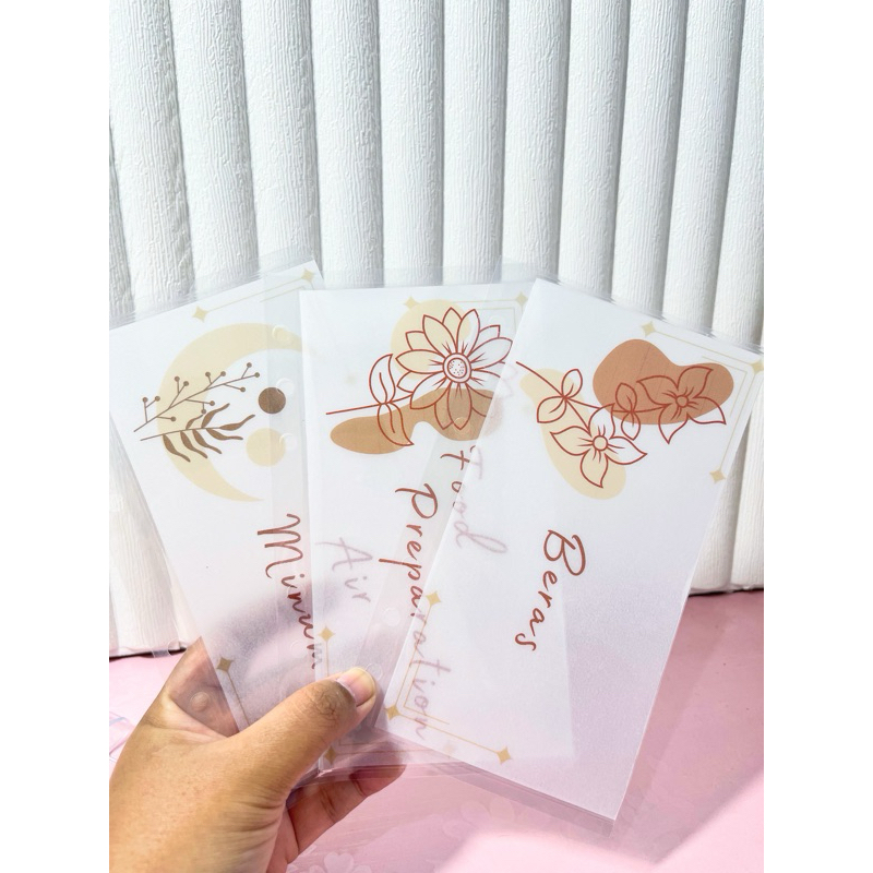 

Cahs Anvelope Budgeting vellum A6 Laminasi