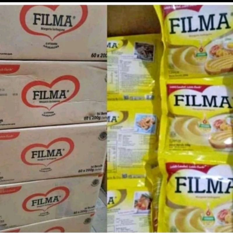 

RK60 Filma Margarin 200gr 1 Dus/Karton Isi 60Sachet Exp : April 2026