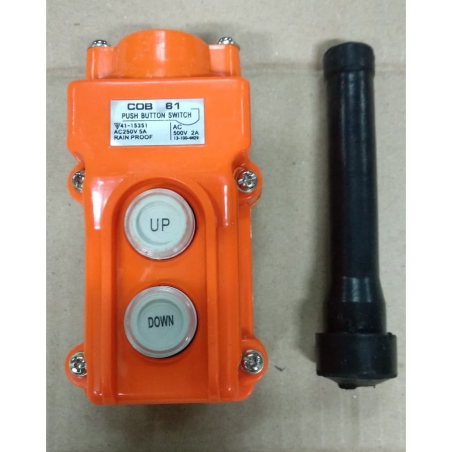 PUSH BUTTON HOIST CRANE RAINPROOF 220v double switch