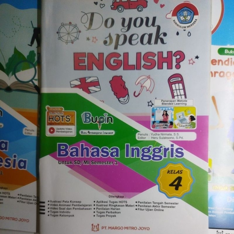 LKS Bahasa Inggris SD/MI Kelas 4 Semester 1 Kurikulum Merdeka