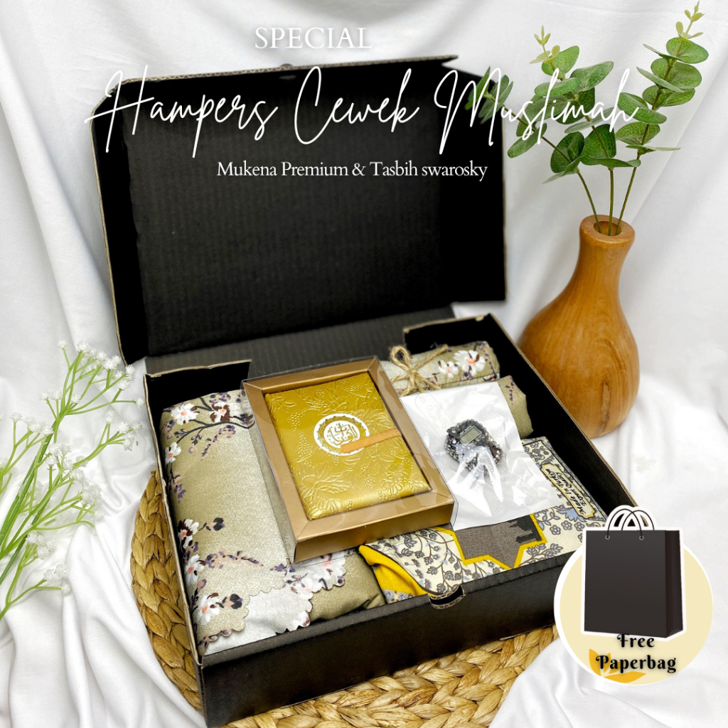 Hampers Kado Muslimah Cewek - Kado Wisuda / Anniversary / Wedding / Ulang Tahun Cewek paket Muslimah