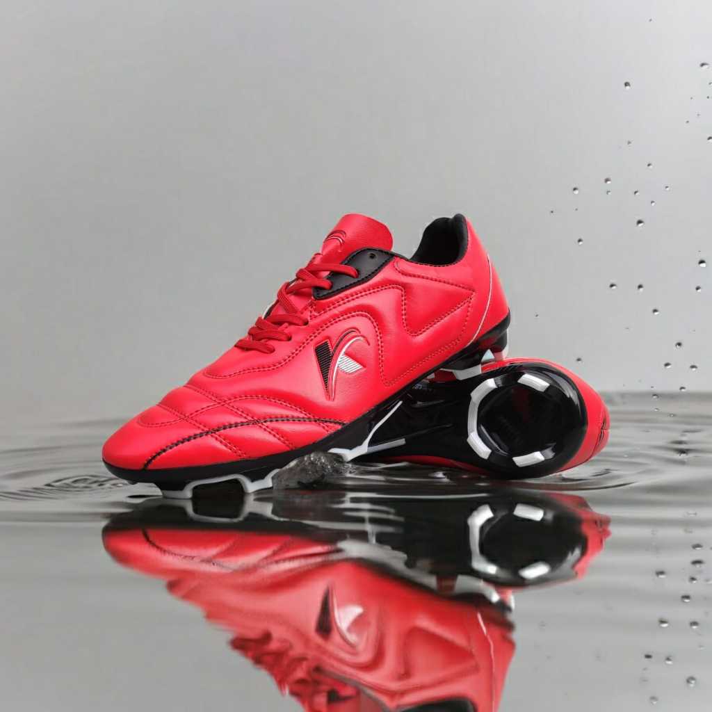 SEPATU BOLA KINIKO STAR ONE ORIGINAL RED-SEPATU BOLA PRIA TERBARU KINIKO