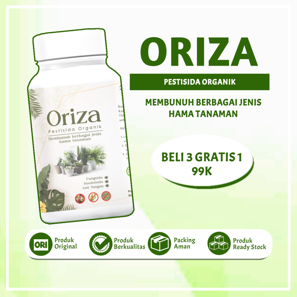 ALFAGREEN – ORIZA Pestisida Nabati organiK untuk semua Hama Tanaman