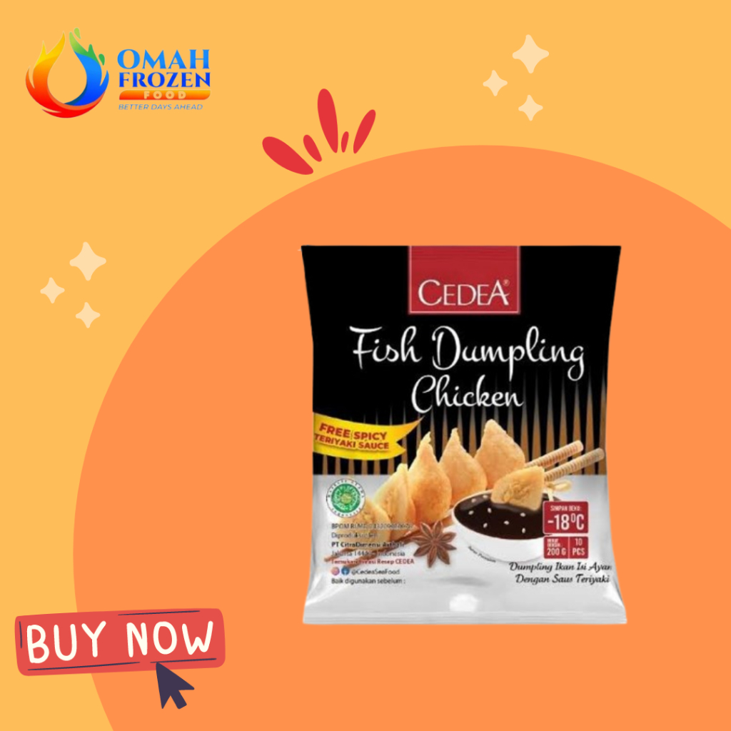

Cedea Dumpling Chicken 200gr (NON COD DILUAR KOTA JATENG)