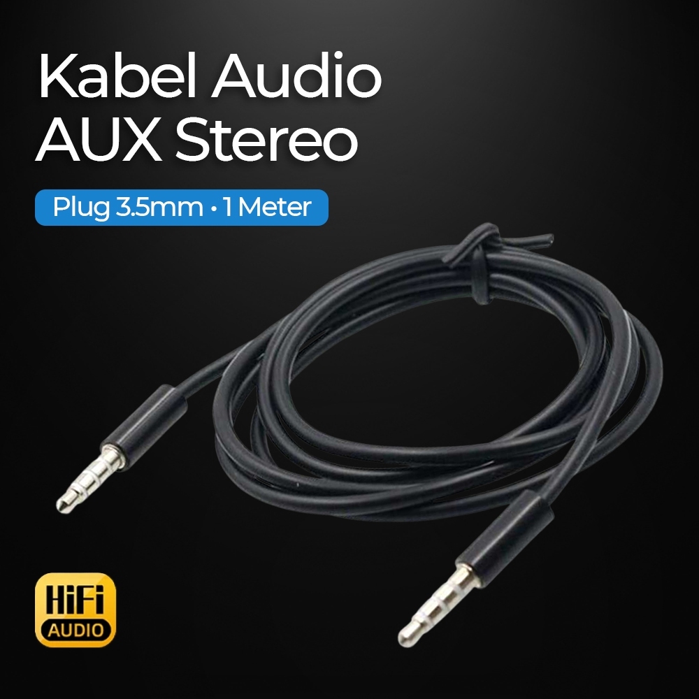 Kabel Audio AUX Stereo 3.5mm HiFi 1M