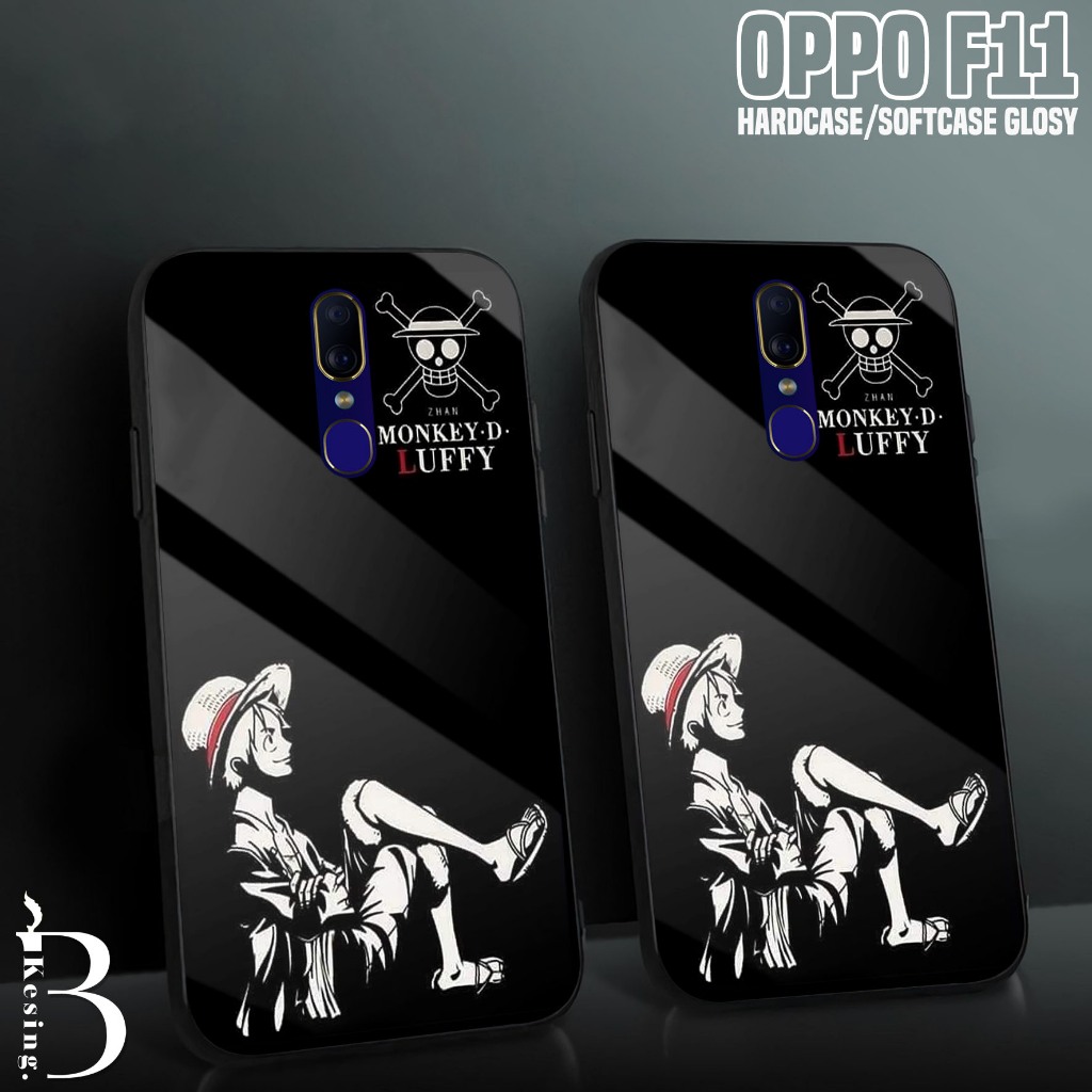 Case OPPO F11 - Casing Hp OPPO F11 Motif OP - Silikon Hp OPPO F11 - Kesing Hp - Softcase Kaca - Peli