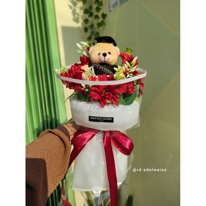 BUKET KOREAN STYLE/BUKET BUNGA ARTIFICIAL KOREA/BUKET WISUDA