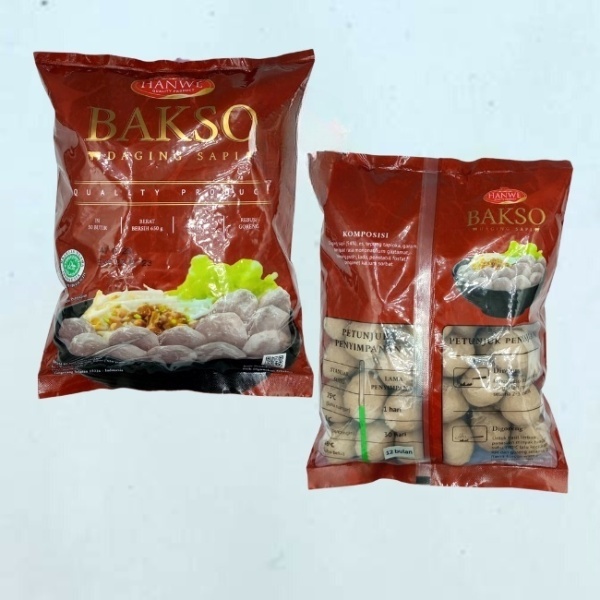 

Bakso Sapi Premium Daging Sapi Merk Hanwe Isi 50 650gr