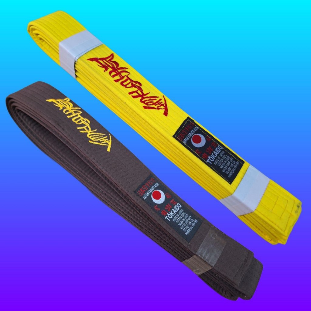 Sabuk Bordir Beladiri Karate Dan Taekwondo