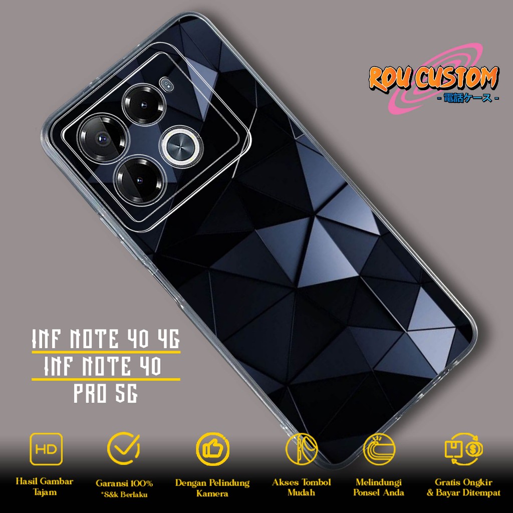 Case INFINIX NOTE 40 4G 40 PRO 5G TERBARU - Casing INFINIX NOTE 40 40 PRO 5G [ ABSTRAK ] Silikon INF