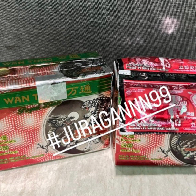 

Jamu Ramuan China WAANTONG Asam Urat Pegelinu