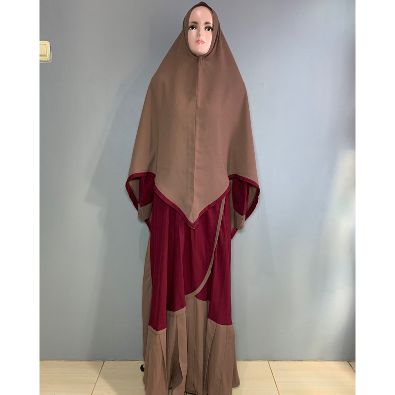 Preloved Gamis Abaya Set Khimar