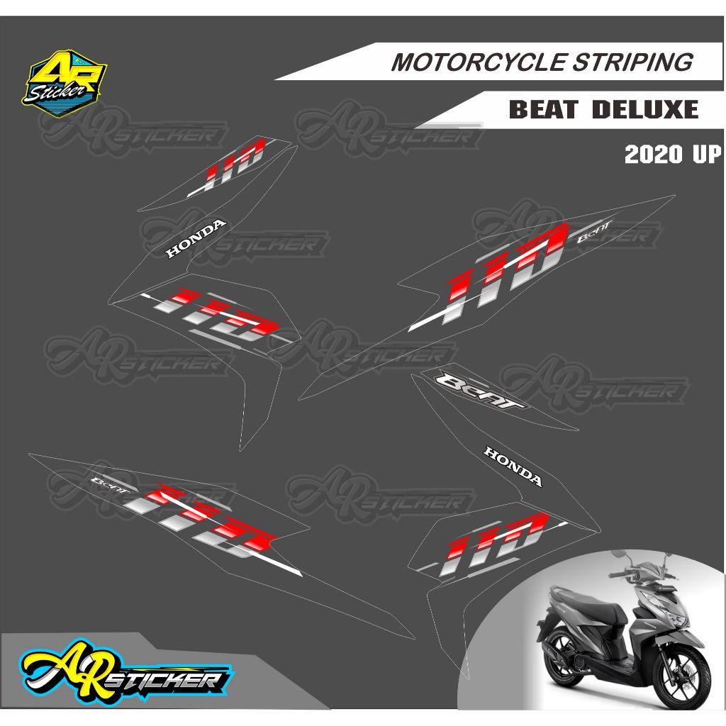 Striping Beat Deluxe Transparan / striping beat deluxe vietnam style / striping beat deluxe / stripi