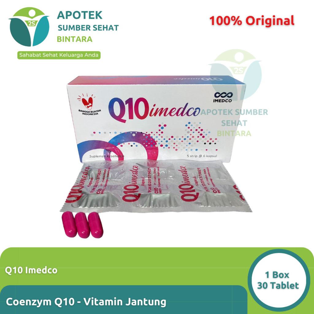 Q10 Imedco - Coenzyme Q10 Vitamin Jantung