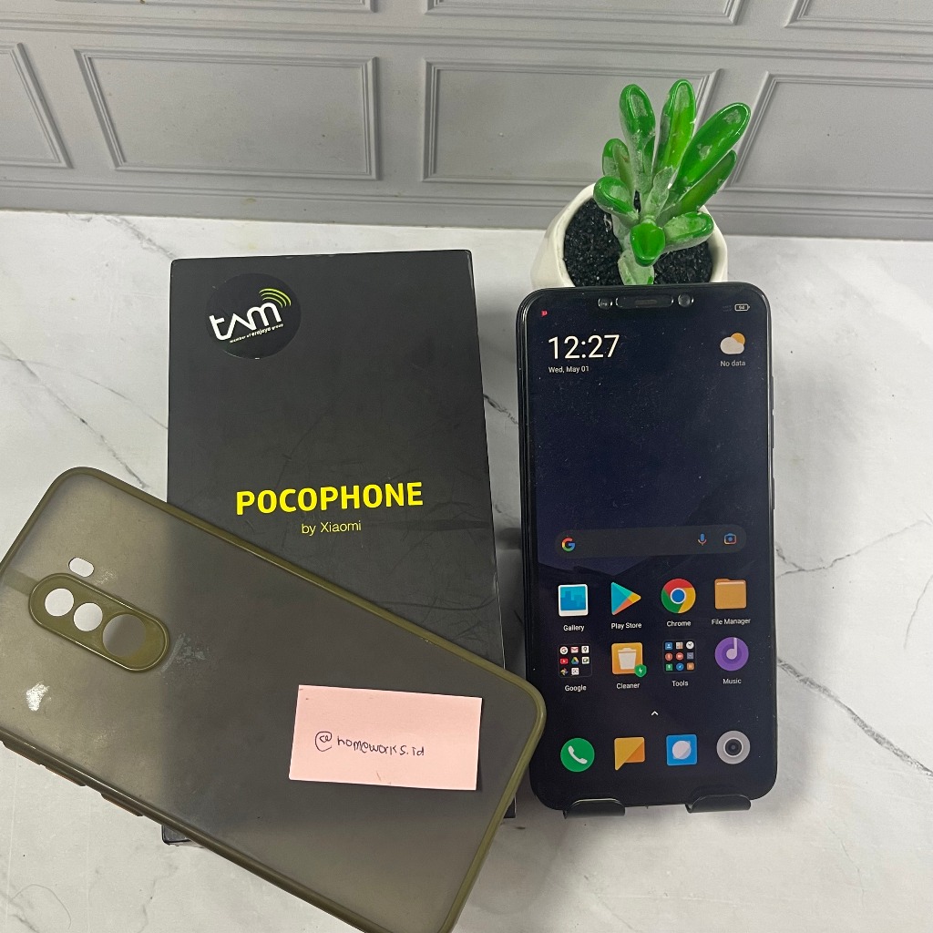 Xiaomi Pocophone F1 RAM 6/128 GB ORI Bergaransi Ex Garansi Resmi IMEI Terdaftar FULLSET - Kode 003