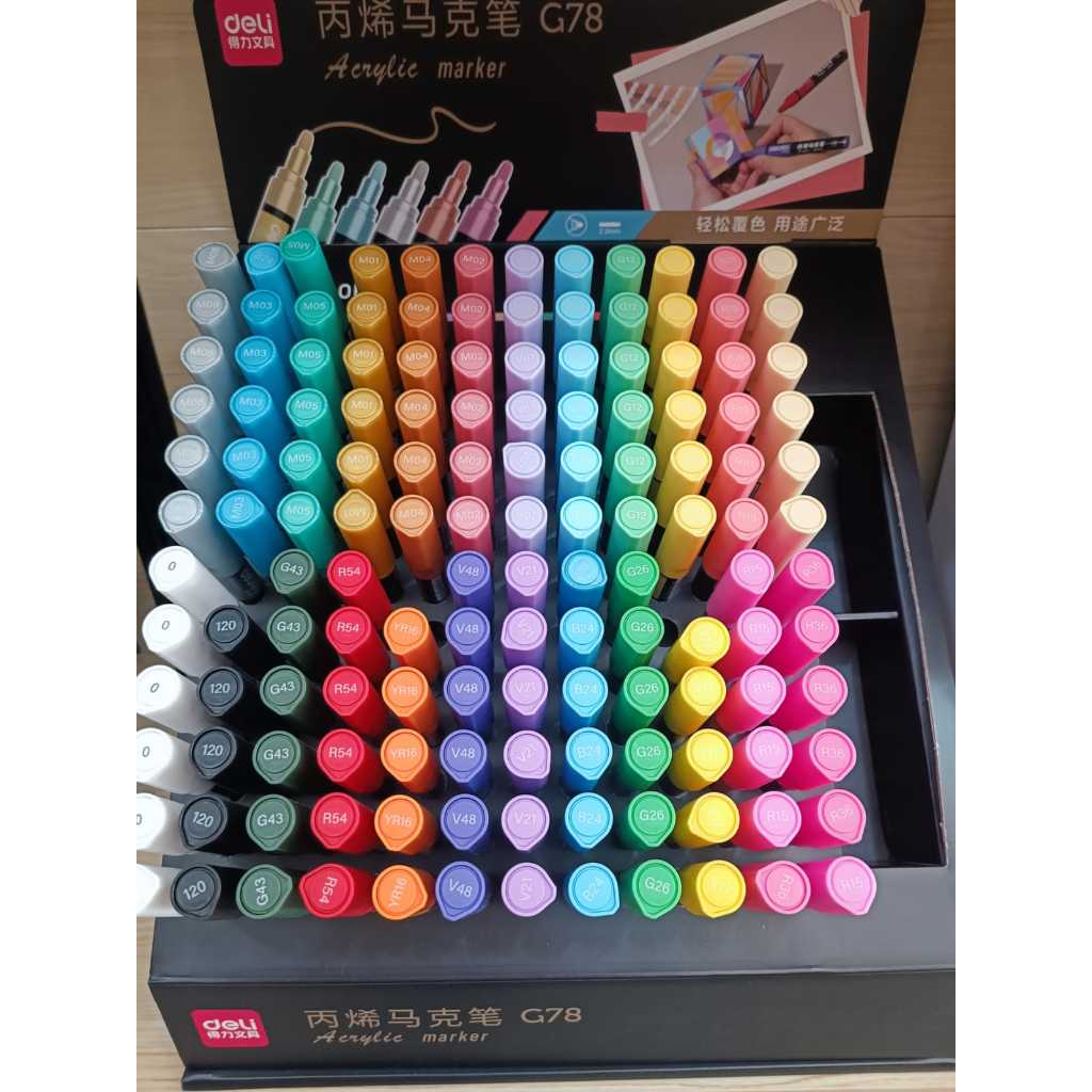 

Deli Spidol Sketch Acrylic Marker G78 GB 21027 (Per pcs)