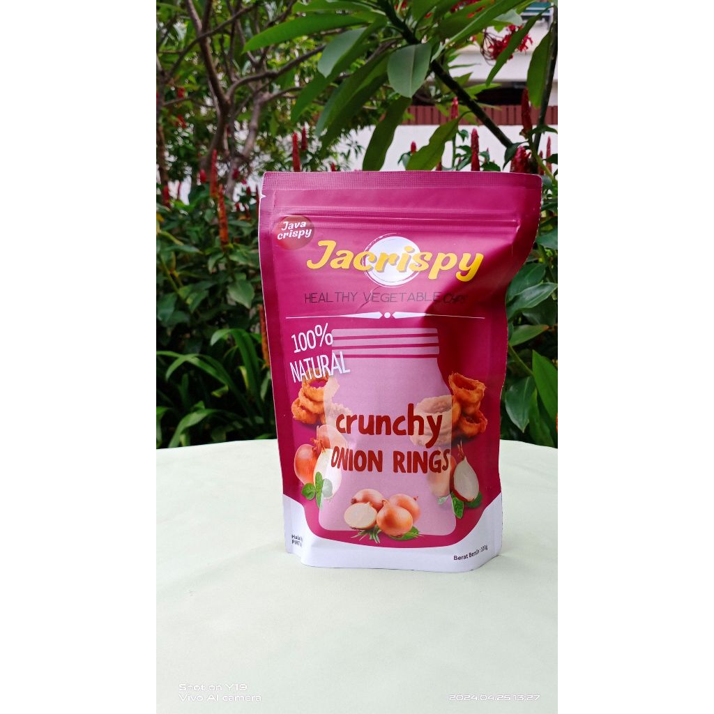 

JACRISPY Crunchy Onion Ring | Cemilan Snack Sayur Buah Kering | Dried vegetables and fruits | Snack Sehat Diet | Guilty Free