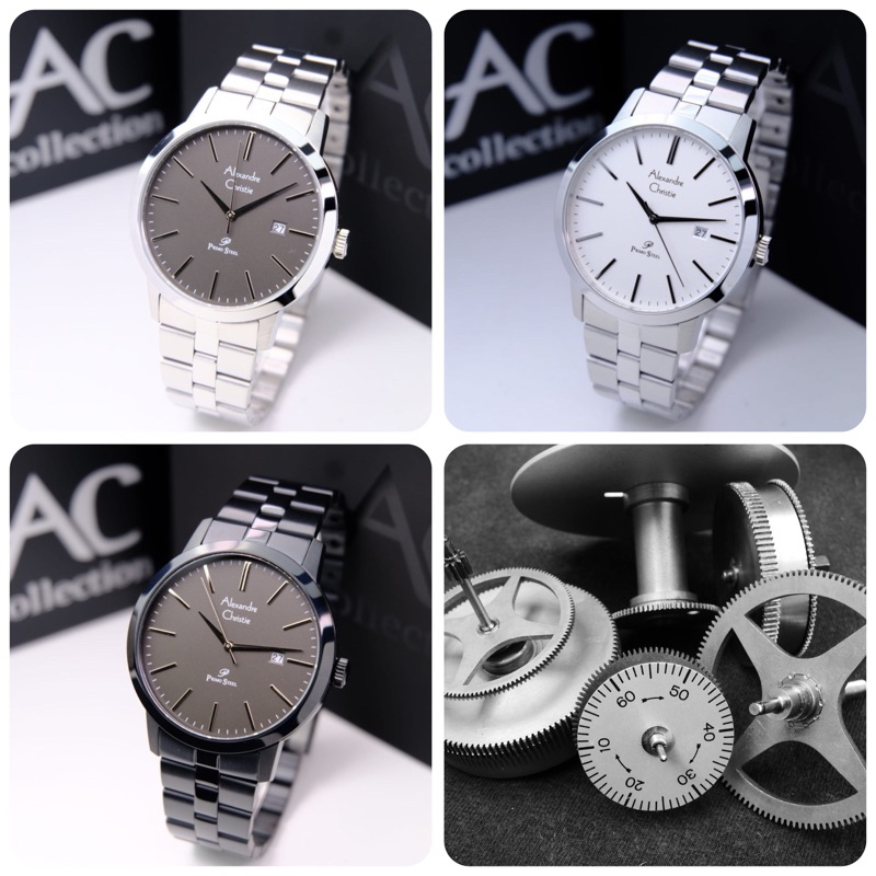 RB JAM TANGAN PRIA ALEXANDRE CHRISTIE AC 1007 MD / AC1007 / 1007 RANTAI ORIGINAL GARANSI RESMI 1