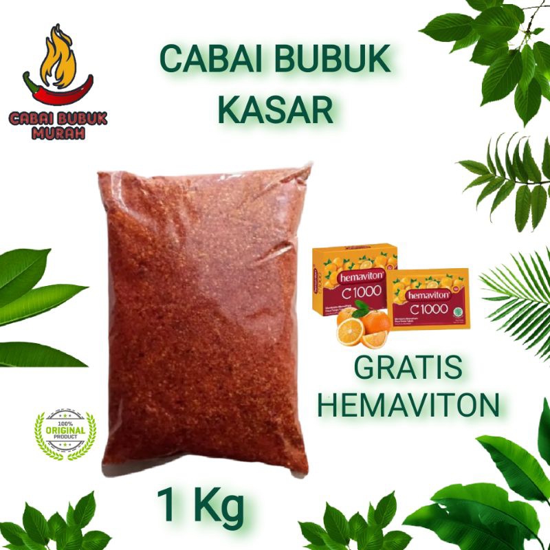 

CABAI BUBUK MURAH GILING KASAR GRATIS HEMAVITON