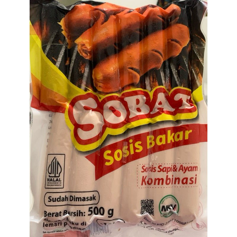 

SOBAT Sosis Bakar Mini 500gr / Sosis Kombinasi Daging Sapi & Ayam