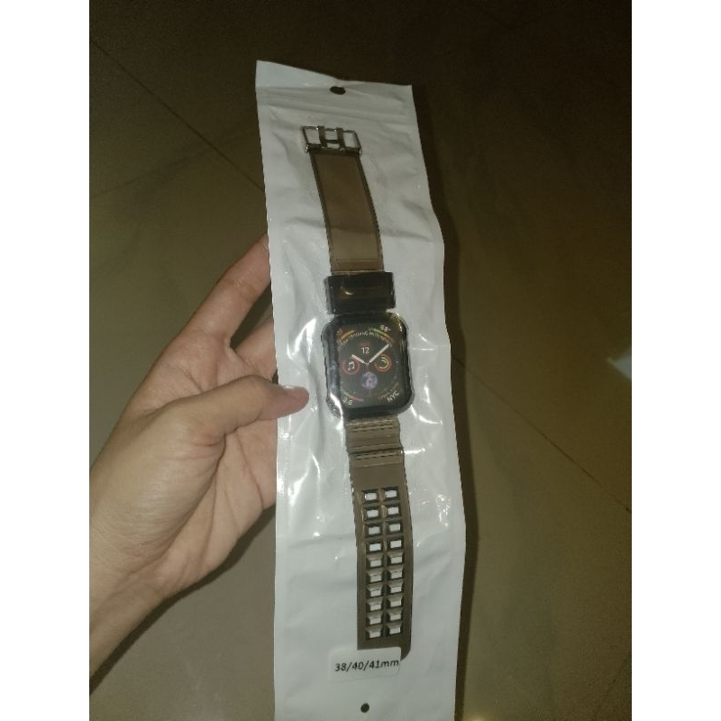 Transparent Case Strap For Tali Jam Tangan Smartwatch T500 T55 T50plus Iwatch HW22 HW26 IWO