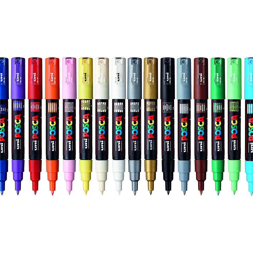 

ART D28K UNI POSCA PC1M Extra Fine Paint Marker Pen 7mm Per 1 Spidol