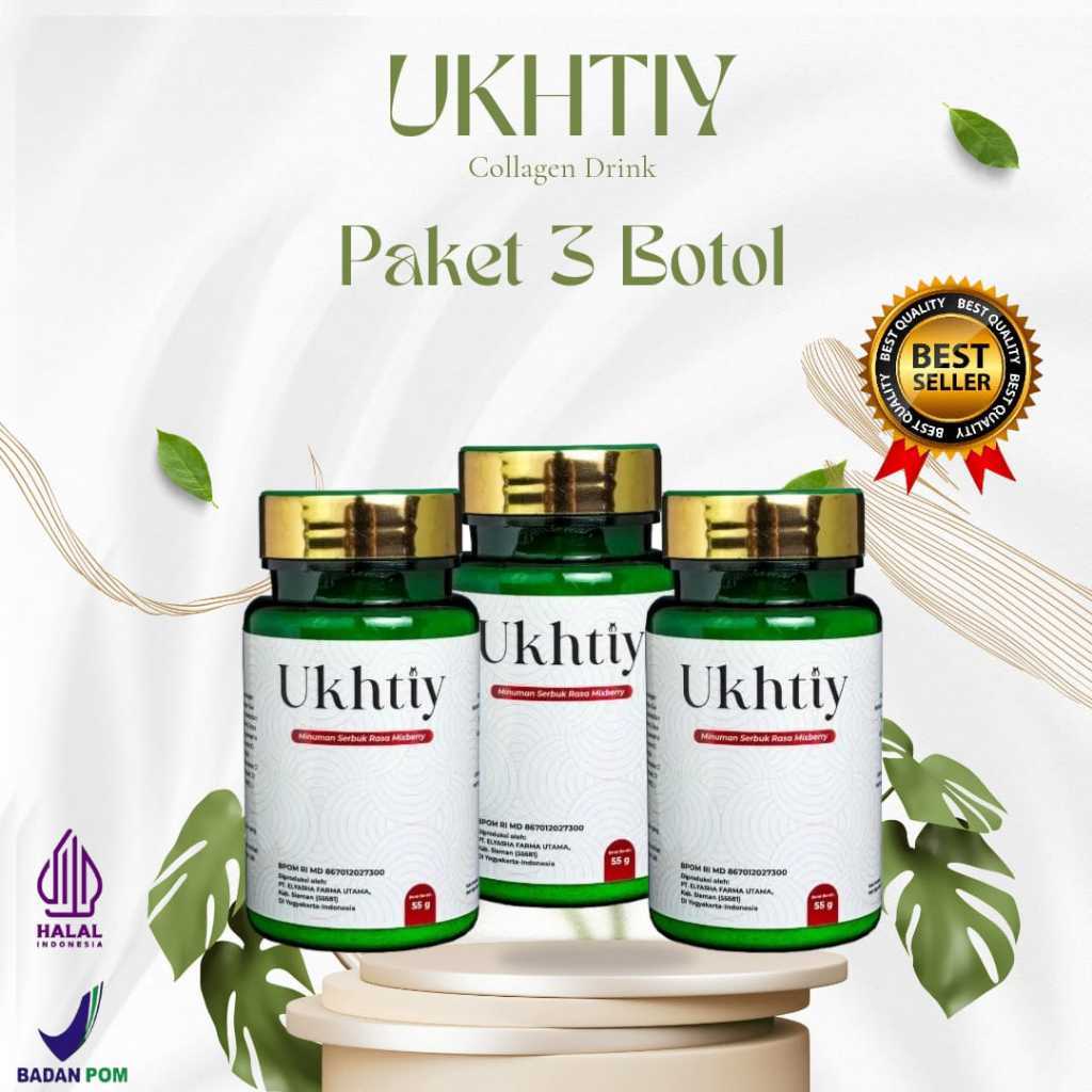 Ukhtiy Collagen Drink Original Sudah Bpom | Ukhty Collagen Ukhtiy Merawat Dan Memutihkan Kulit