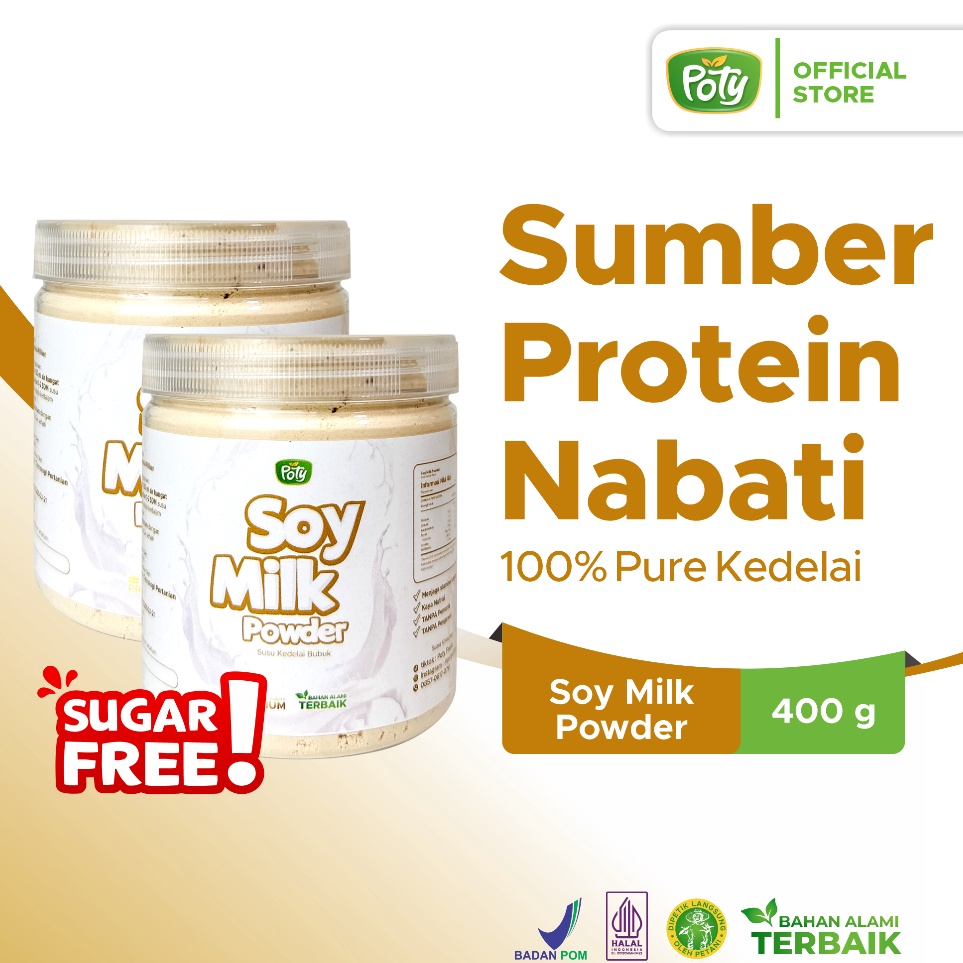 

Untuk Anda Soya Milk Soy Bean Milk Powder Susu Kacang Kedelai Kedele Sanrai Bubuk Murni Tanpa Gula Tinggi Protein Nabati 2 gr Poty