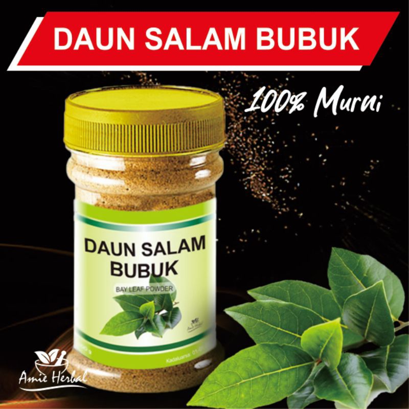 

daun salam bubuk/serbuk daun salam/bay leaf powder/daun salam bumbu/rempah daun salam.