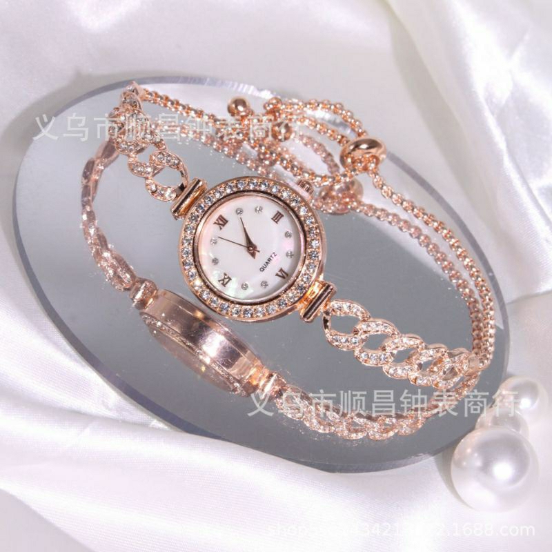 Jam tangan Wanita Serut sisik Naga New Analog