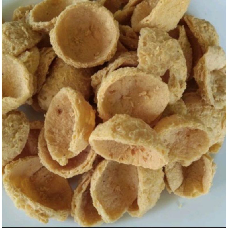 

KERIPIK TAHU / TAHU BULAT / KULIT TAHU WALIK EKONOMIS - 130 GRAM - 10RB