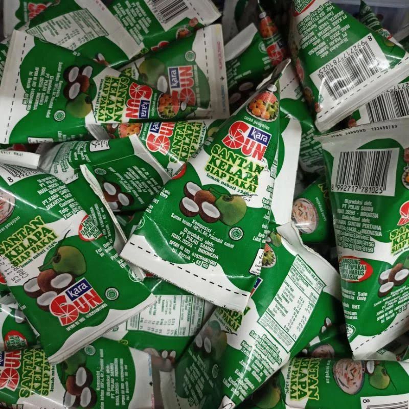 

Sun Kara santan instan praktis kemasan 65 ml