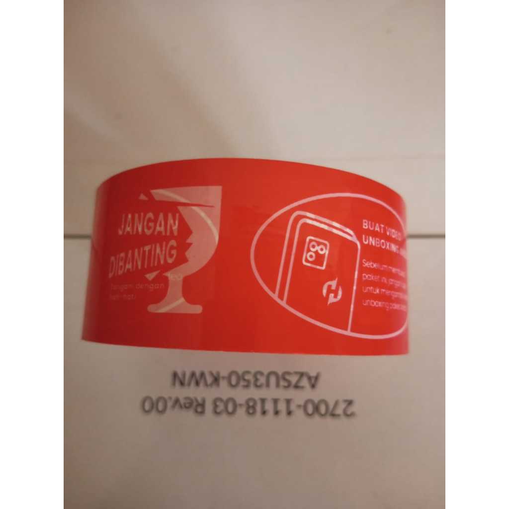 

Lakban Fragile Merah 48mm x 100mm