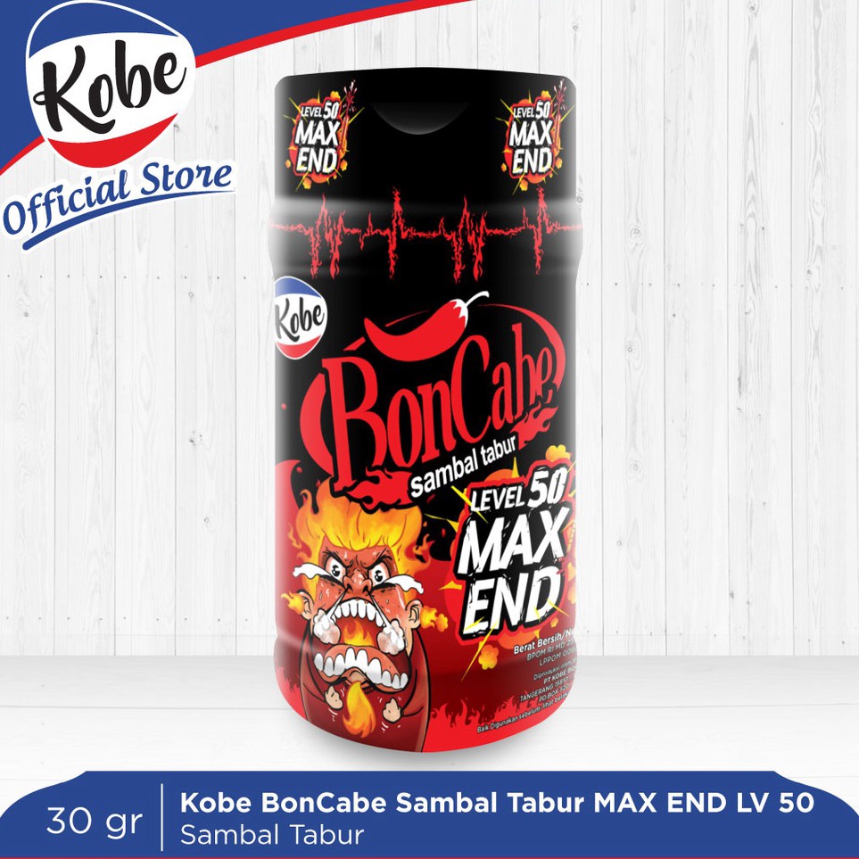 

Mega Max BonCabe Sambal Tabur Level 5 Rasa Original Max End Botol 3gr