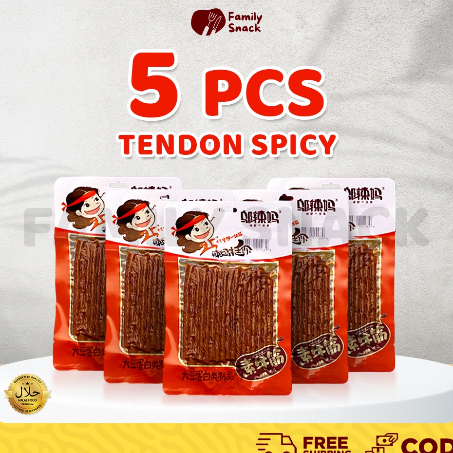 

Serba diskon Latiao Family Snack 5 pcs HALAL Wulama Gluten Latiao Snack a Vegetarian Food Wulama Gluten Chinese Snack Kembang Tahu