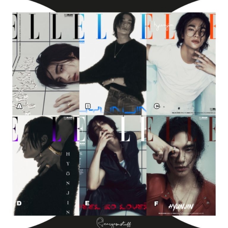 KODE U3W8 ELLE KOREA MAGAZINE MAY 224 STRAY KIDS HYUNJIN  ELLE MAN JAYPARK  NEWJEANS MINJI  LE SSERA