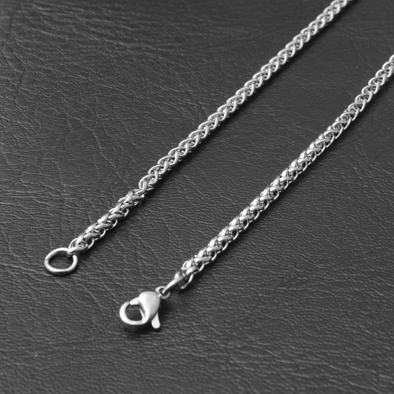 ✅Cod Kalung Sisik Naga Pria Titanium Kalung Pria Terlaris Kalung Titanium Pria Model Sisik Naga Kalu