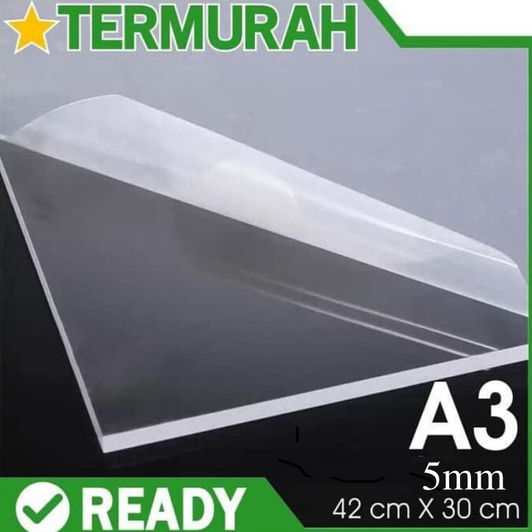 

ART U73C Akrilik Lembaran 5mm Bening Ukuran A3