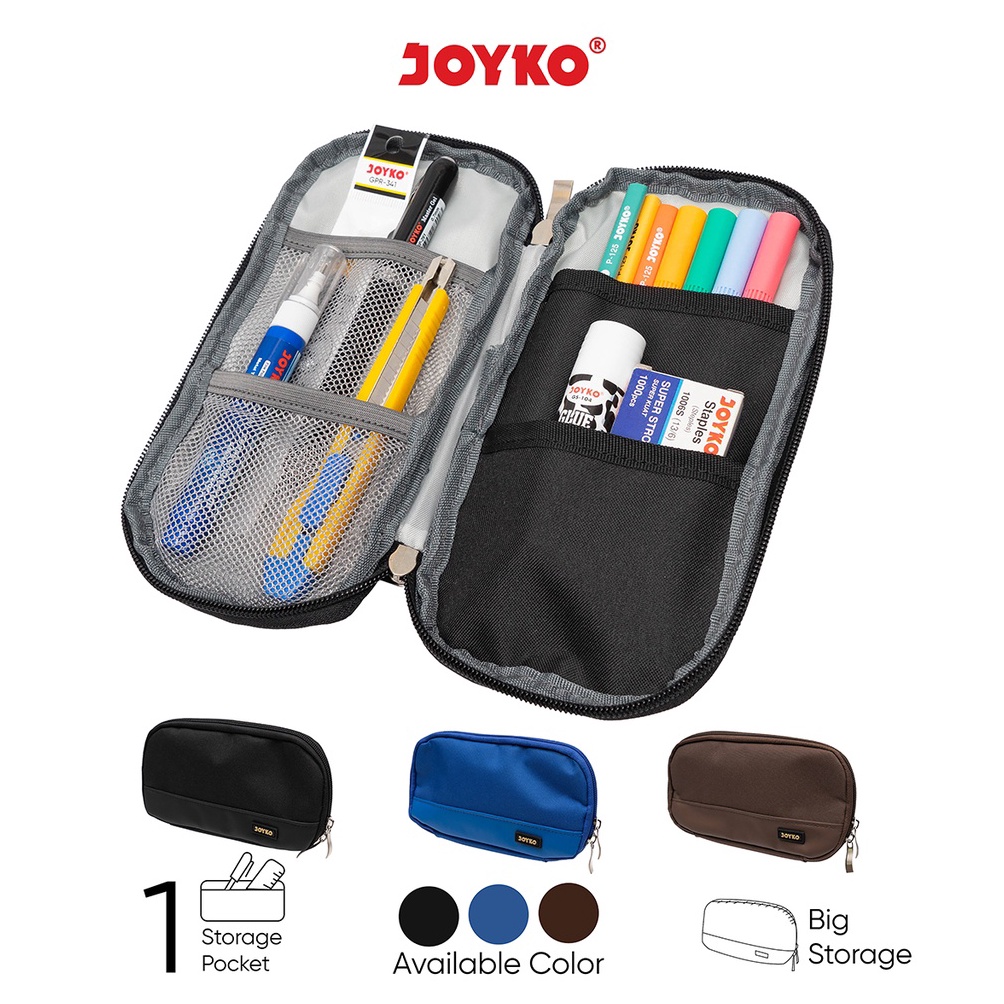 

KODE J5M9 Kotak Tempat Pensil Pencil Case Joyko PC51