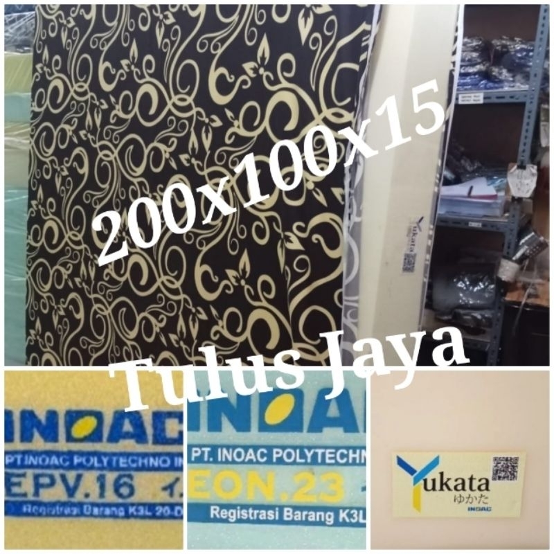 200x100x15 Topper/Kasur Busa INOAC YUKATA