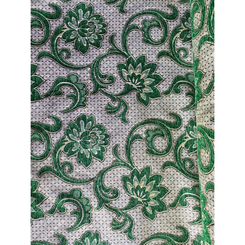 Kain Sofa Chenillle Motif - Bahan Kursi Sofa Meteran - Kain Kursi Meteran Per 50cm